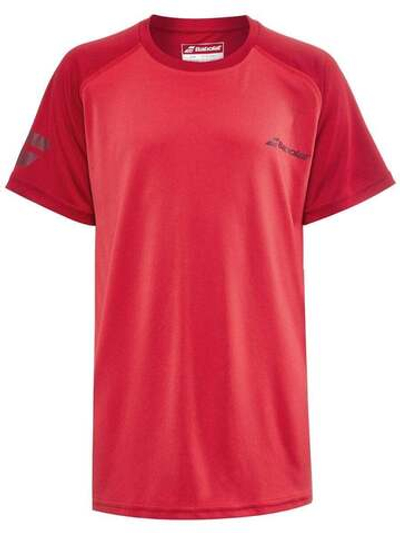 Детская теннисная футболка Babolat Play Crew Neck Tee Boy - Red