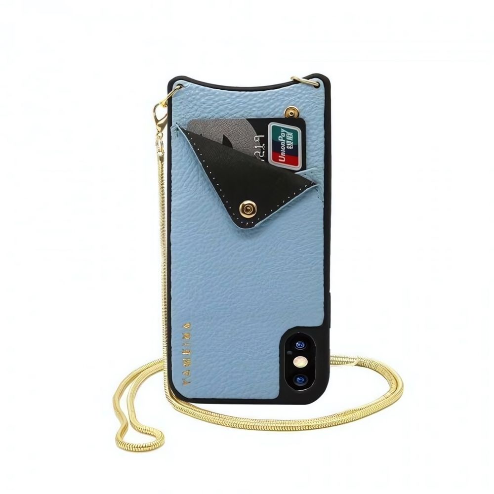 Чехол c цепочкой для iPhone 7/ 8 , 010793 Голубой