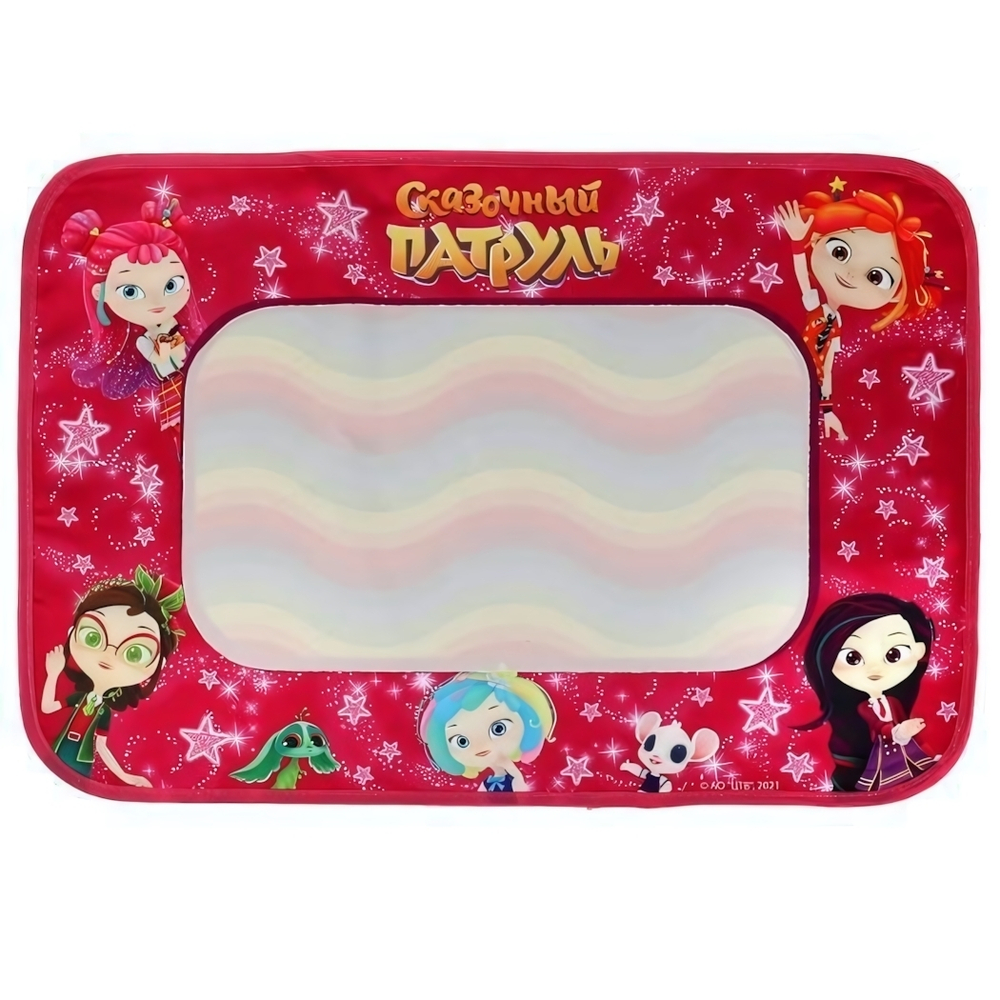 Коврик для рисования водой 35*50 см. "Сказочный патруль" 1 маркер, в пакет 1706K411-R4 (Умка)