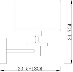 Бра Arte Lamp FURORE