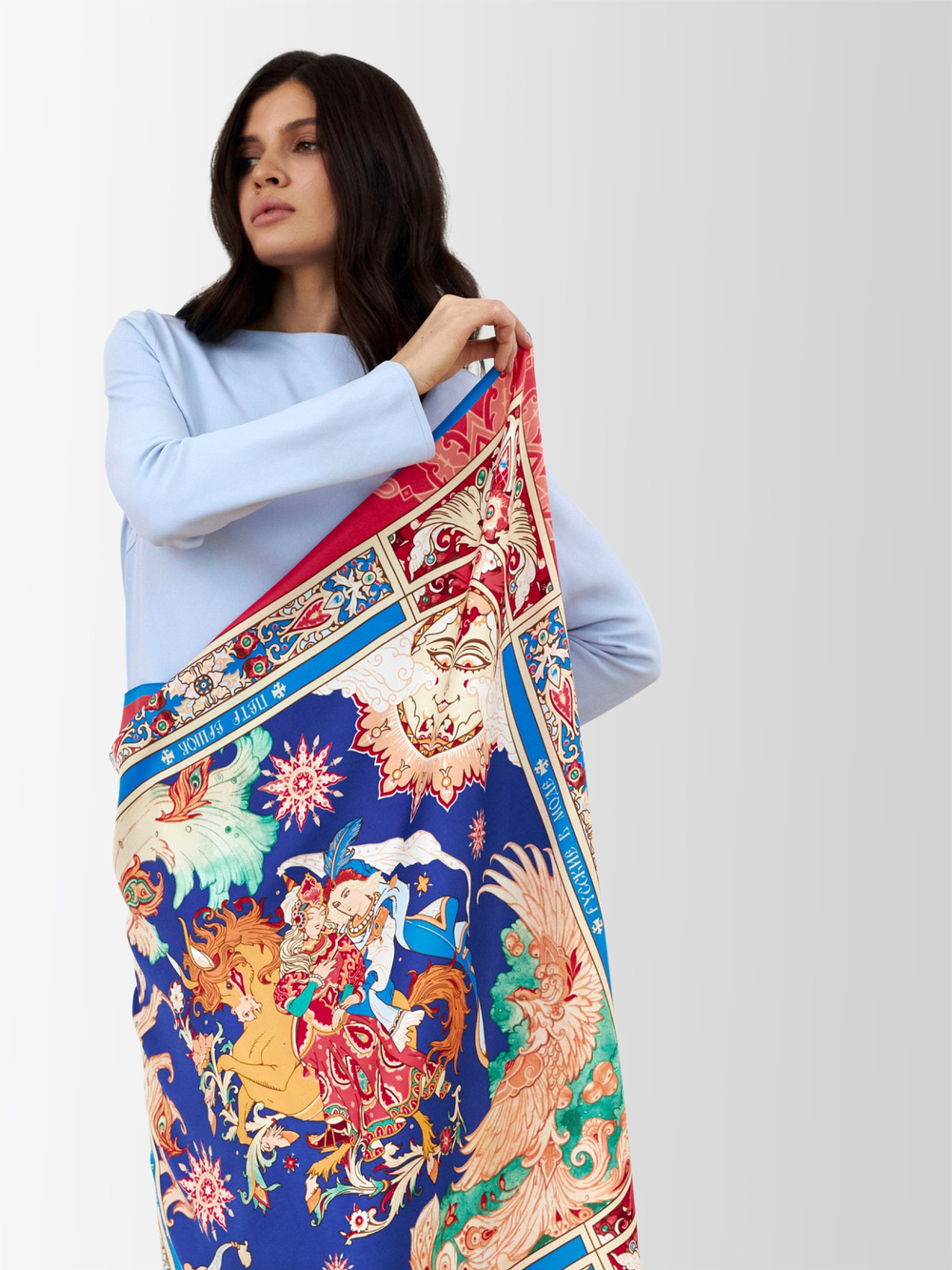 Платок «Конёк - Горбунок»