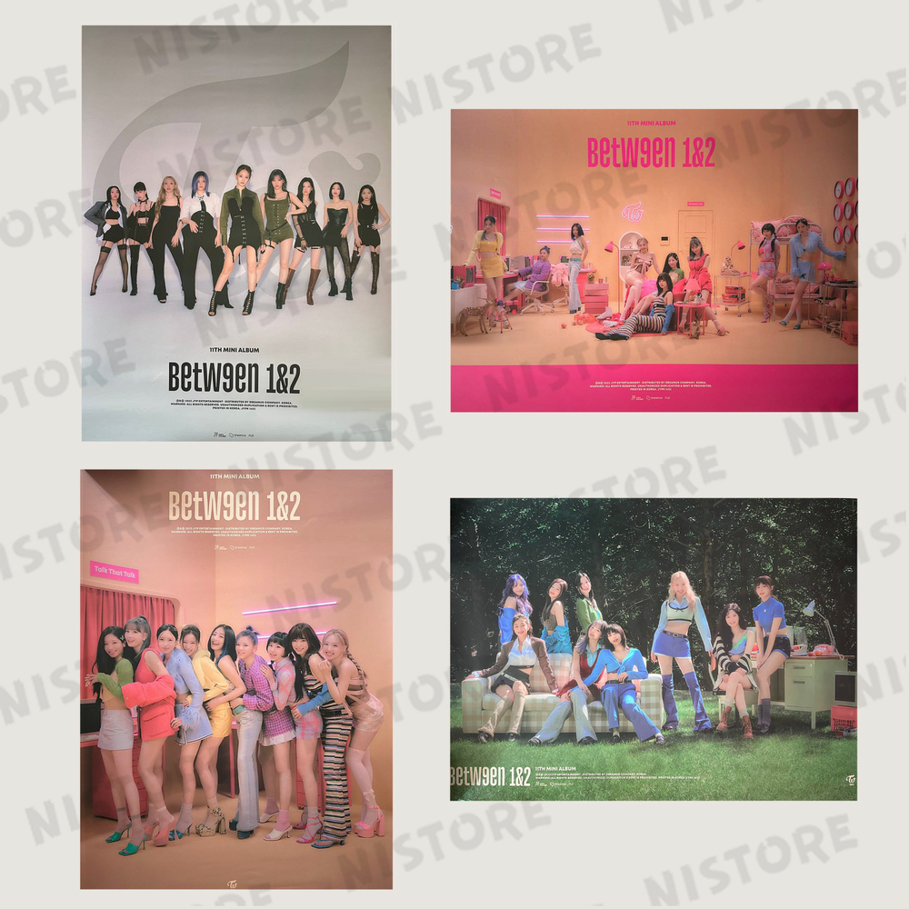Постеры TWICE - BETWEEN 1&2