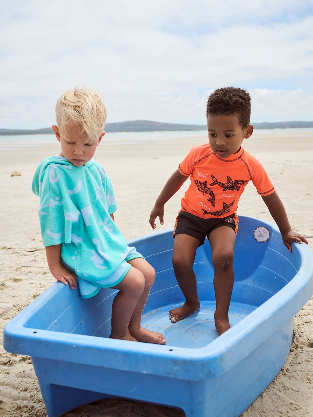 Костюм плавательный раздельный для мальчика Next E22-298, Оранжевый