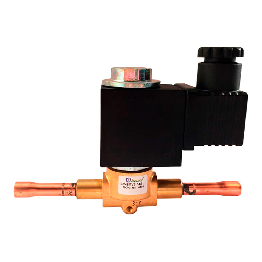 Соленоидный вентиль 1/4" с катушкой 220V Becool BC-EMV3 14S