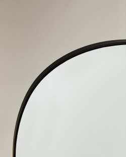 Зеркало Zara Home, 70х50х1.5 см, чёрный, 9930/106