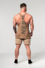 Майка WASHED-OFF OVERSIZED STRINGER MAX OUT 359 Светло-Коричневый