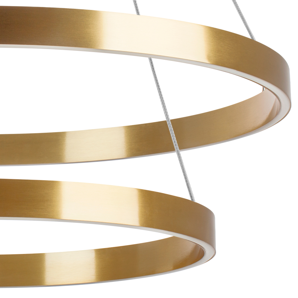 748123 Люстра SATURNO LED 84W 5800LM 70G ЗОЛОТО 3000-6000K