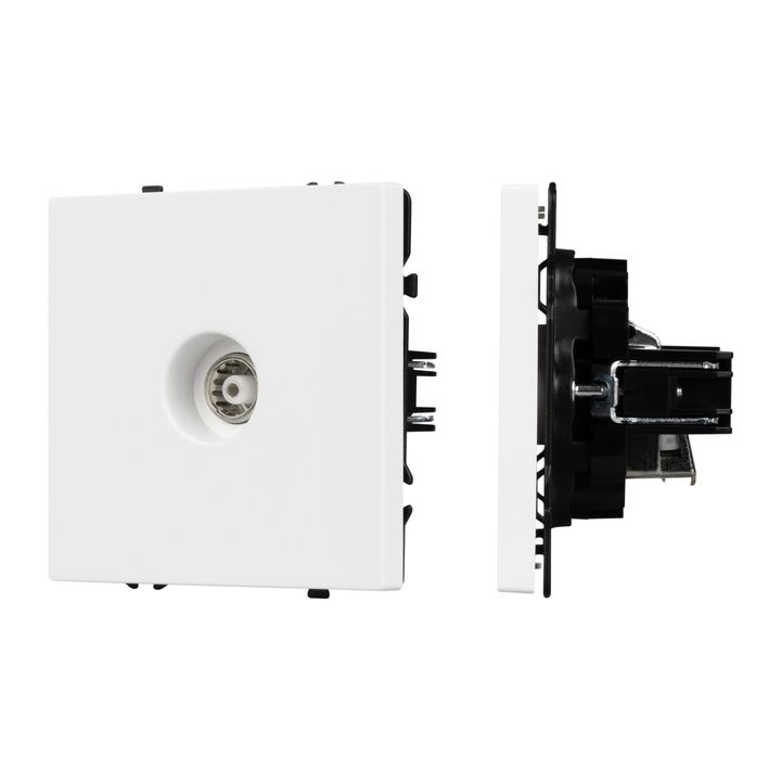 Механизм телевизионной розетки SCT-NOBE-MTV1-SFPL-WH Arlight 054292