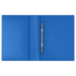 Папка c пружинным скоросшивателем А4, 700мкм синяя "Кристалл" (Стамм)