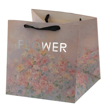 GAEM Пакет подарочный M (бумага 210г/м2, блок 12шт), L27 W27 H27 см