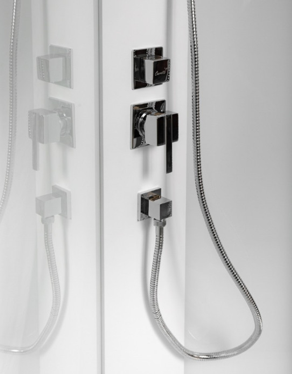 Душевая кабина Ceruttispa (ЧеруттиСпа) MiMi90T, с низким поддоном, 90x90x225