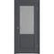 Купить Межкомнатная дверь ПЭТ Witon 02W Grey остеклённая