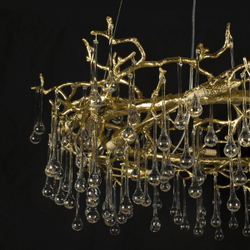 10068/800 GD Подвесная люстра LOFT IT Bijout