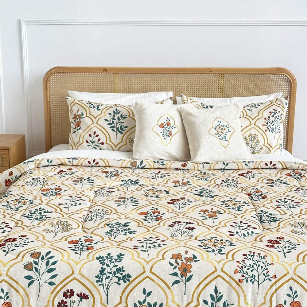 Комплект постельного белья двуспальный Morocco Hermodr 8 предметов 130220292 Иран