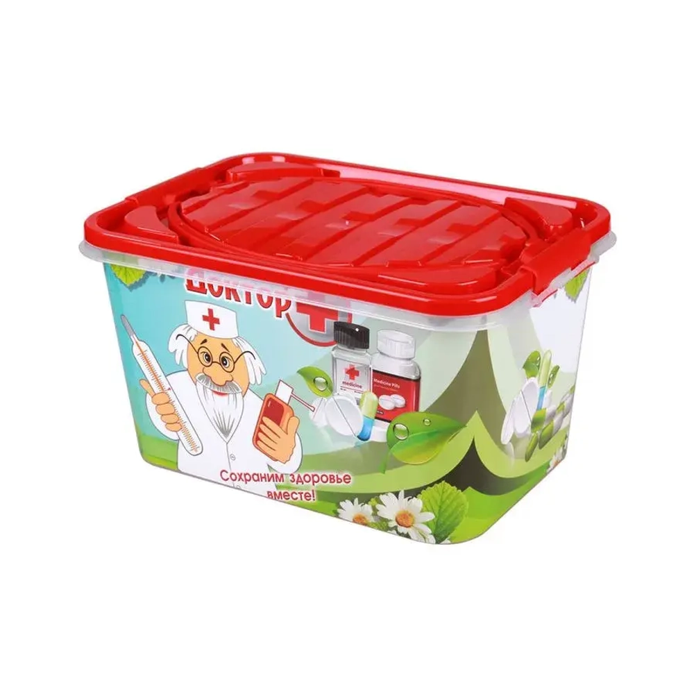 Контейнер прямоугольный Доктор+ 7л. (комплект 16 шт)