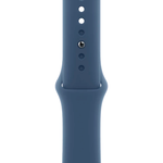 Умные часы Apple Watch SE 2 (2024) GPS, 44mm, Silver Aluminium Case with Sport Band M/L, Denim (Серебристый)