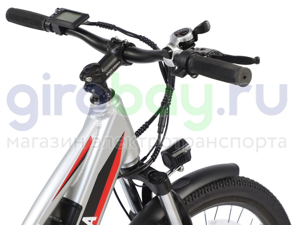 Электровелосипед WHITE SIBERIA CAMRY LIGHT 36V/11A 500W Snegir (Синий) фото 31 фото №32