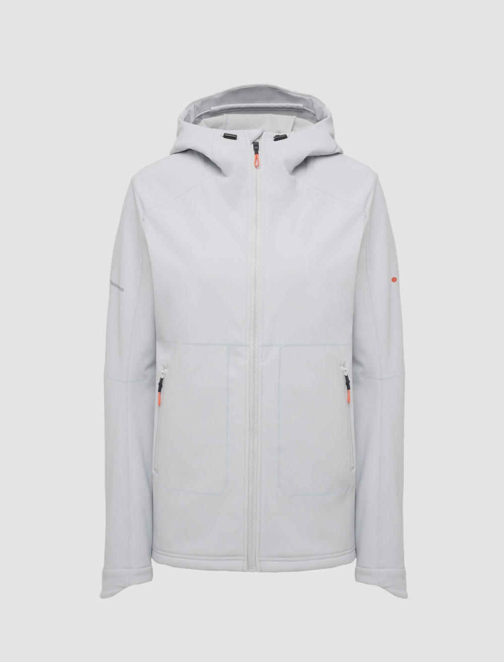 Зимняя беговая куртка GRI Темп 5.0 женская светло-серая