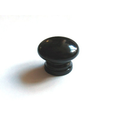 Ручка кнопка мебельная Грибок черная Алапаевск большая   /934