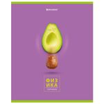 Тетрадь предметная "AVOCADO" 48 л., глянцевый лак, ФИЗИКА, клетка, BRAUBERG, 404283