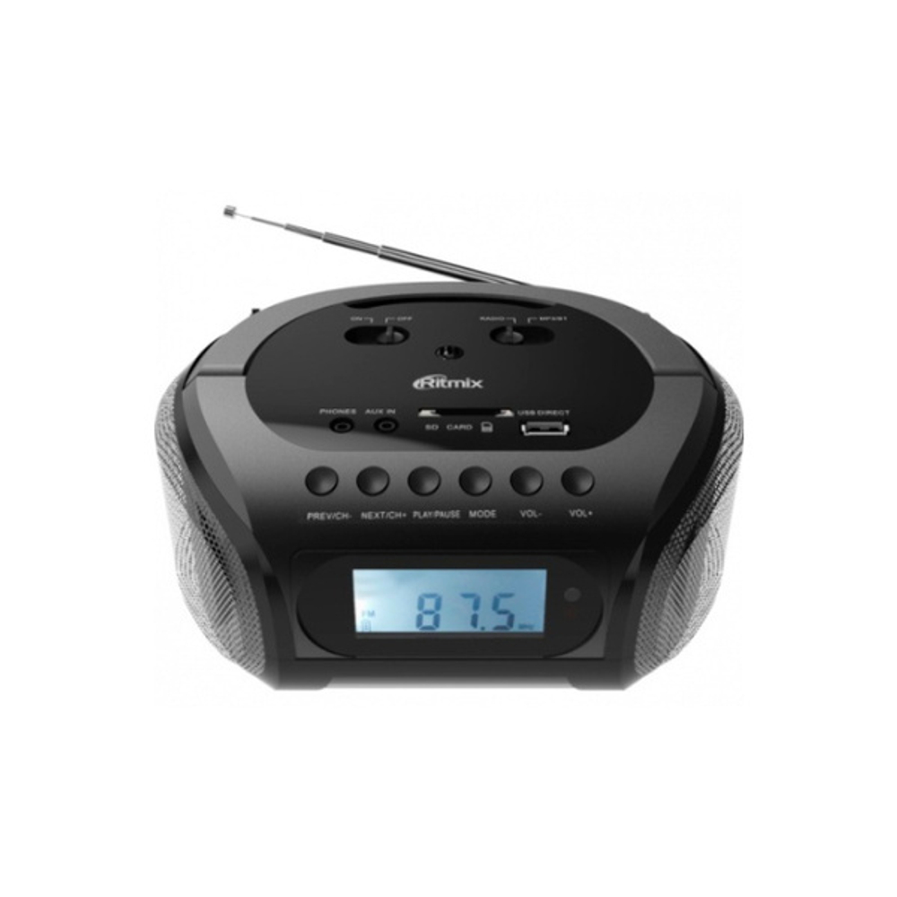 Магнитола Ritmix RBB-020BT black