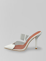 Туфли Bai Sen K639-2 с острым носом и силиконовыми вставками