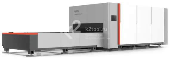 Лазерный станок HGTECH SMART8015PRO с защитной кабиной и сменным столом для резки листов металла