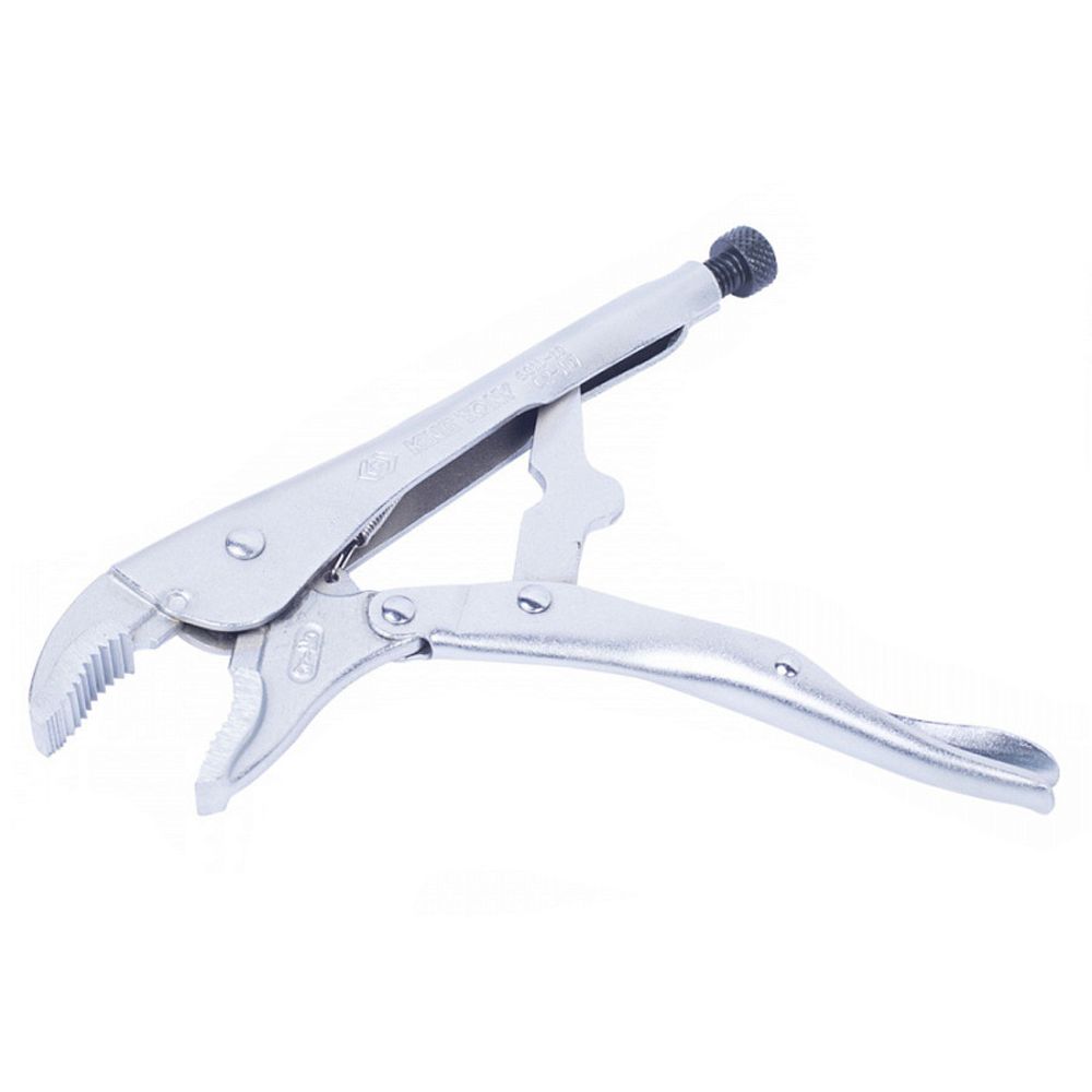 KING TONY (6011-05R) Зажим с фиксатором 125 мм, с закругленными губками