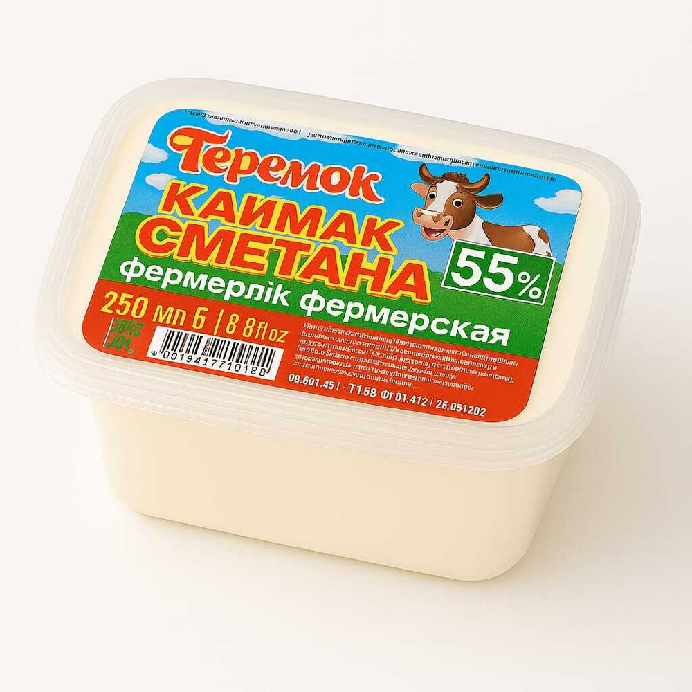 Сметана домашняя Теремок 250 мл