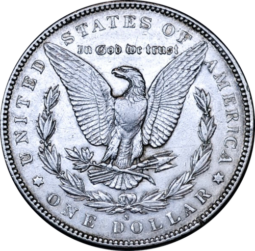 1 доллар Morgan  1889 S