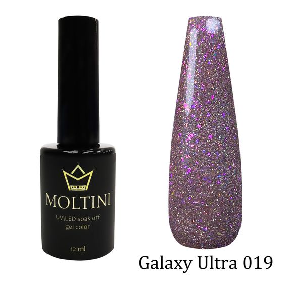 Гель-лак Moltini Galaxy Ultra 019, 12 ml