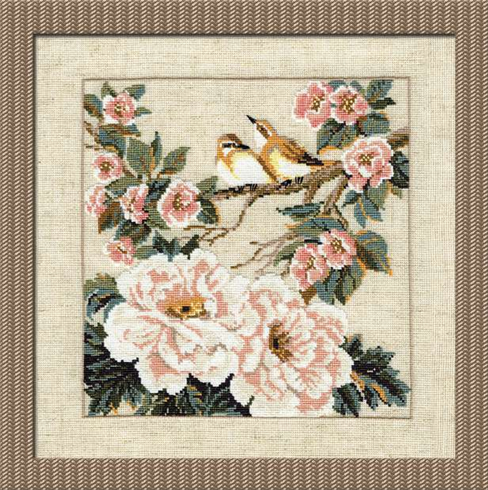 "Китайские мотивы.Весна"-486 вышивка