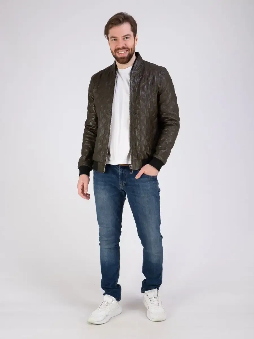 Куртка кожаная из натуральной кожи