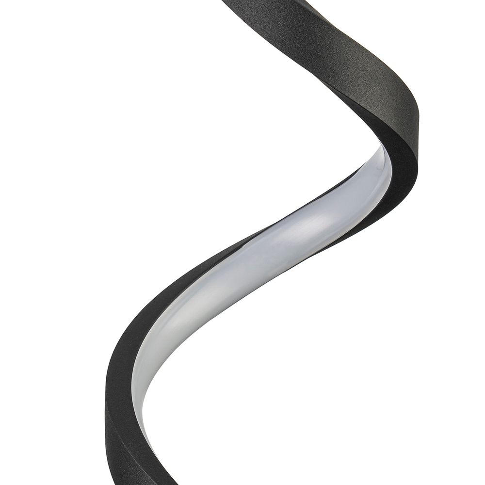 Настольный светодиодный светильник 15Вт, 1120лм, 4500K, Ra>80, металл/силикон, чёрный