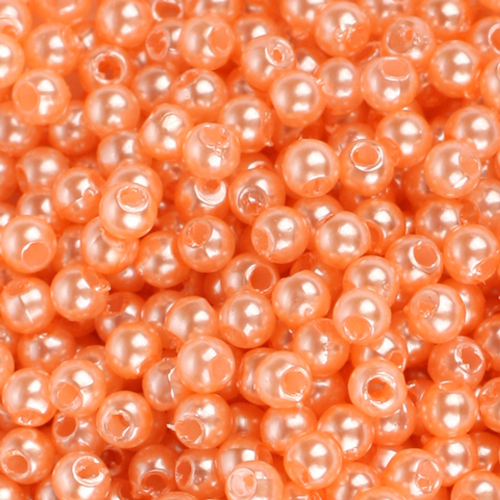 Бусы пластиковые -6мм-25г-Colibry