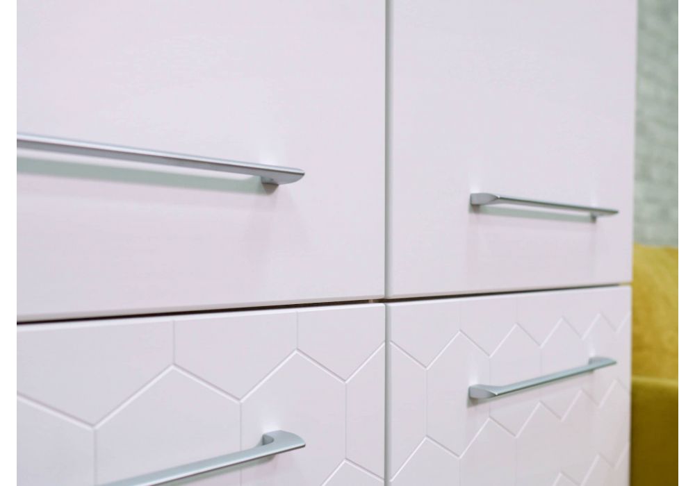 Комод Мариус М-07 дуб баррик / белый матовый