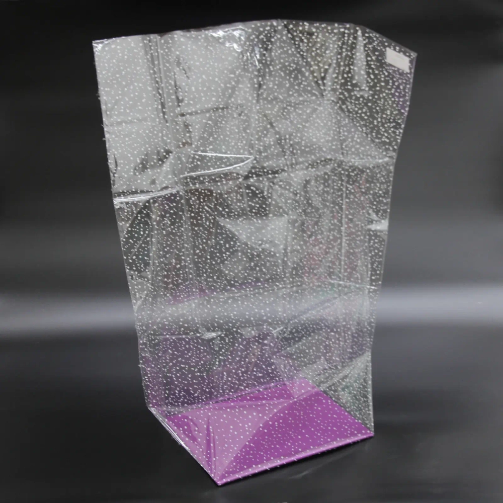 Пакет на жестком дне, рисунок «мошка» (дно 28*22; выс.69см)