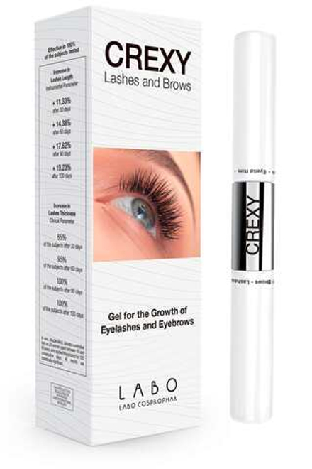 LABO CREXY LASHES AND BROWS Гель для стимуляции роста ресниц и бровей 8 мл