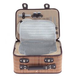 GAEM Корзина для пикника на 2 персоны с холодильным отделением, L40 W32 H17,5 см