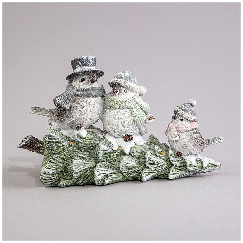 СТАТУЭТКА "ПТИЧКИ" С LED-ПОДСВЕТКОЙ 22Х9,5Х13 СМ