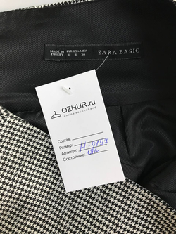 Юбка Zara для офисного стиля, маркировка L, визуально на 46/48 размер