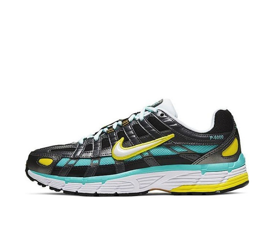 Nike W P-6000 Black White Aurora Green