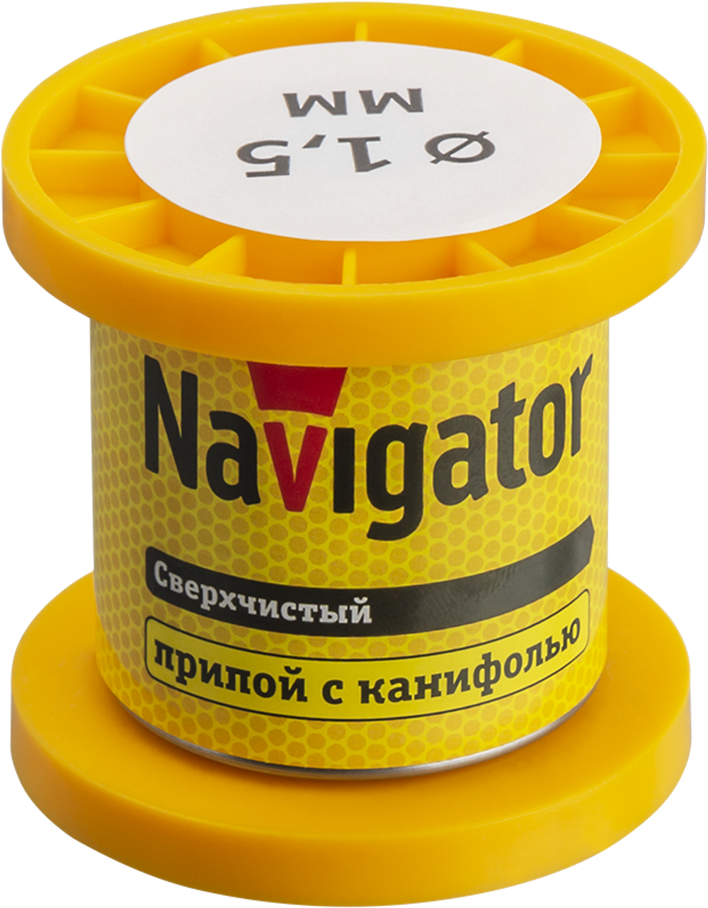 Припой Navigator 93 080 NEM-Pos02-63K-1.5-K50 (ПОС-63, катушка, 1.5 мм, 50 гр)