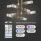 60166/8 /потолочный светильник/  латунь Smart