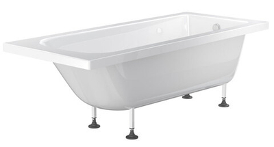 Ванна из искусственного камня 150x70 см, пристенная