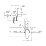 Гигиенический душ ALEXIA 364501WCNC никель