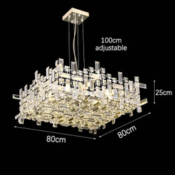 Люстра P7838-W80 chrome