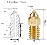 Латунное сопло Creality Ender 3V3 SE 0.4мм