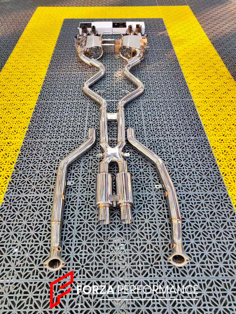 Спортивная выхлопная система с заслонками для BMW M3 E92 4.0 2008-2013 БМВ