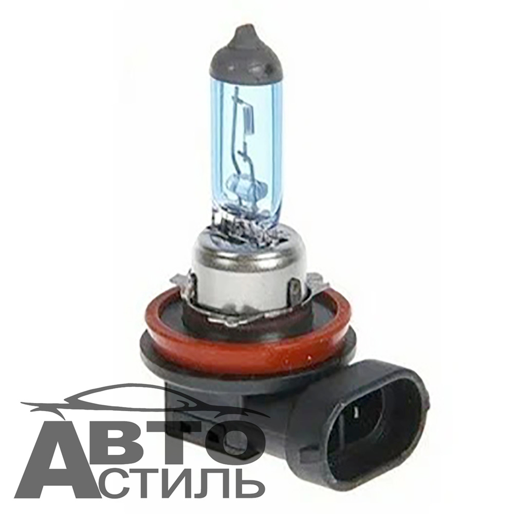 Автолампа H11 12V 55W (PGJ19-2) Маяк  +30% Super White 82110SW+30 (к-т)